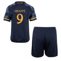 Real Madrid Kylian Mbappe #9 Replica Away Minikit 2023-24 Short Sleeve (+ pants)